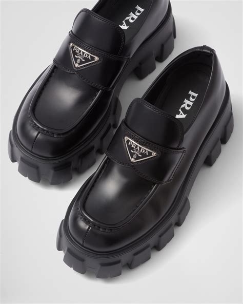 prada monlith loafers|prada monolith loafers sale.